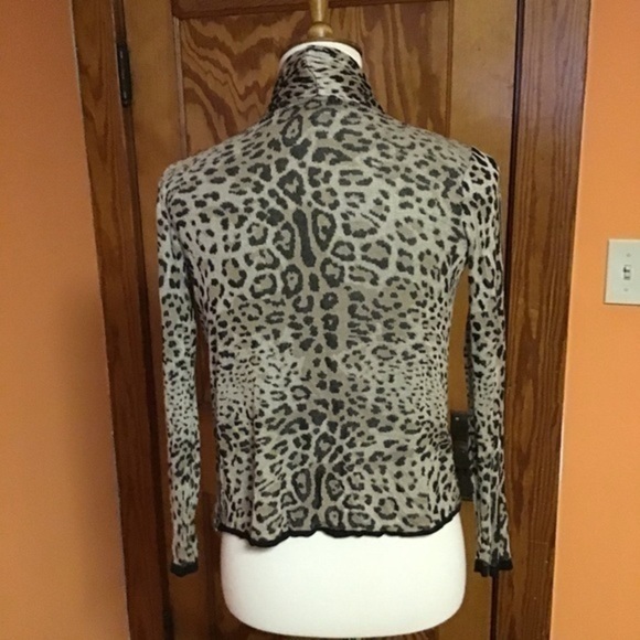 3 for 20 $ bundle VTG Y2K leopard animal soft comfy knit cardigan - Picture 8 of 8